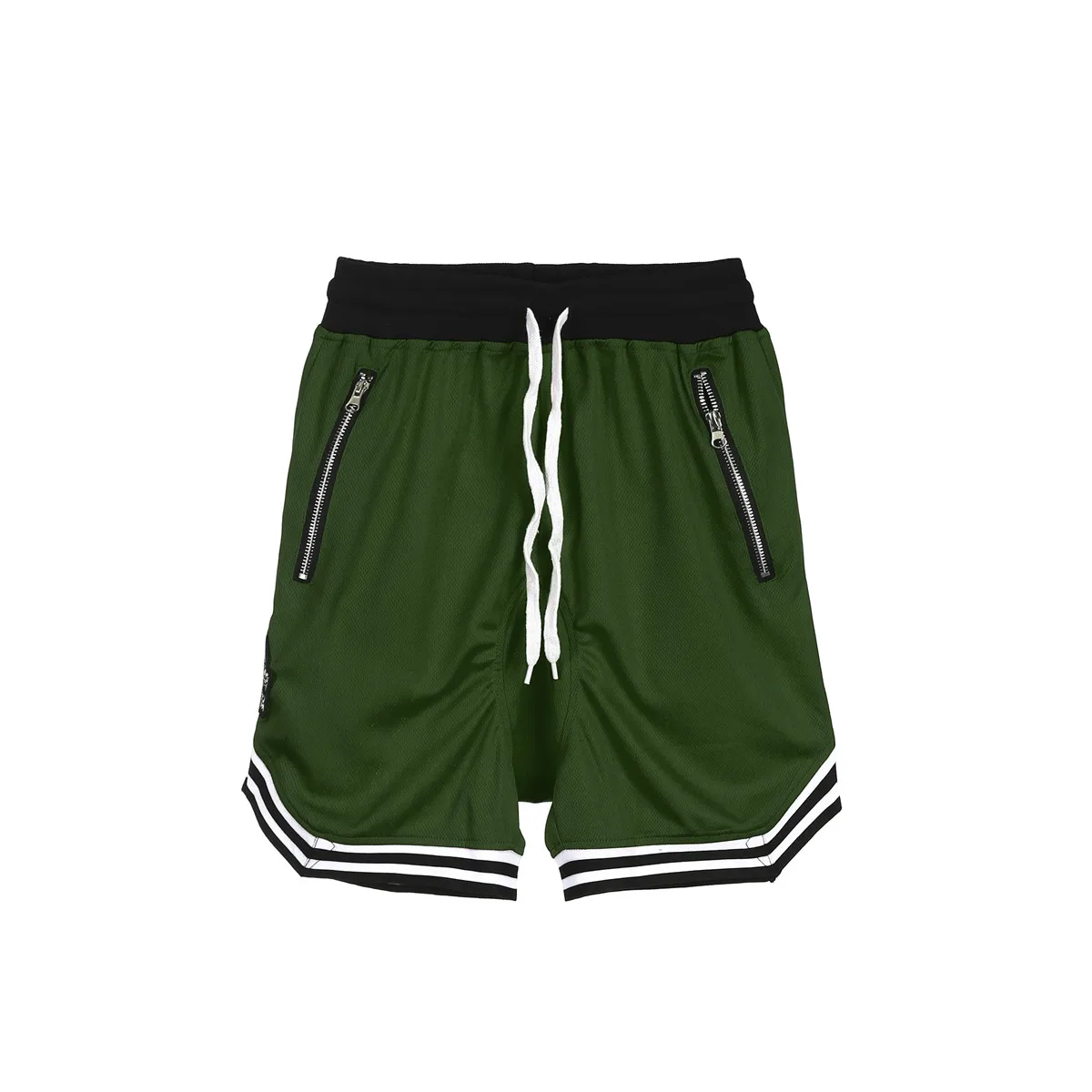 Мужские спортивные шорты для тренировок, спортивные шорты для бега, повседневные штаны для бега - Цвет: Зеленый