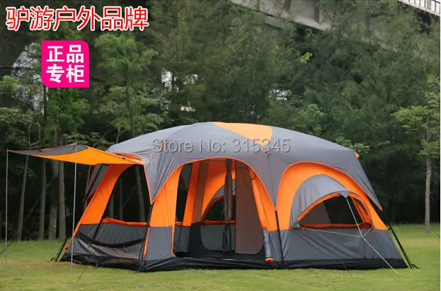 Роскошная ультратонкая Высококачественная палатка с одной спальней и двумя спальнями 6, 8, 10, 12, для кемпинга, высота 215 см
