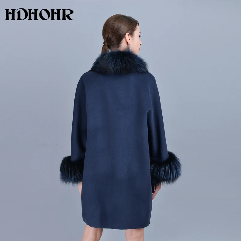 HDHOHR 2020 горячая Распродажа кашемировое пальто для женщин Зимний рукав воротник с