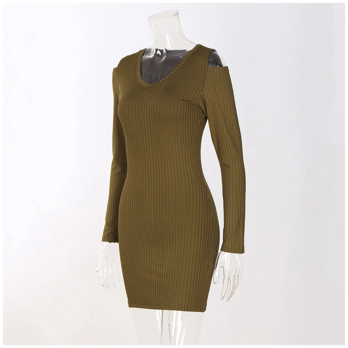 low cut jumper dress