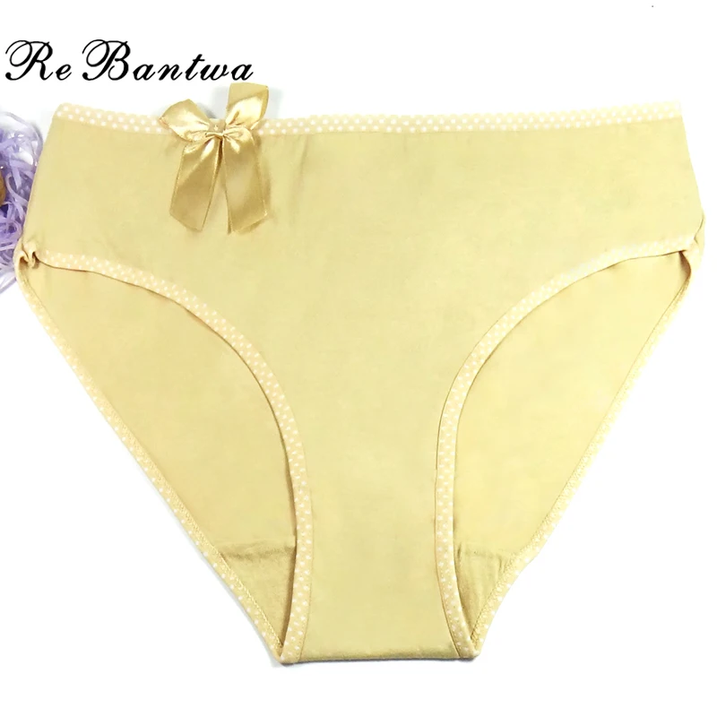 Женские хлопковые трусики Rebantwa больших размеров для мам нижнее белье большого