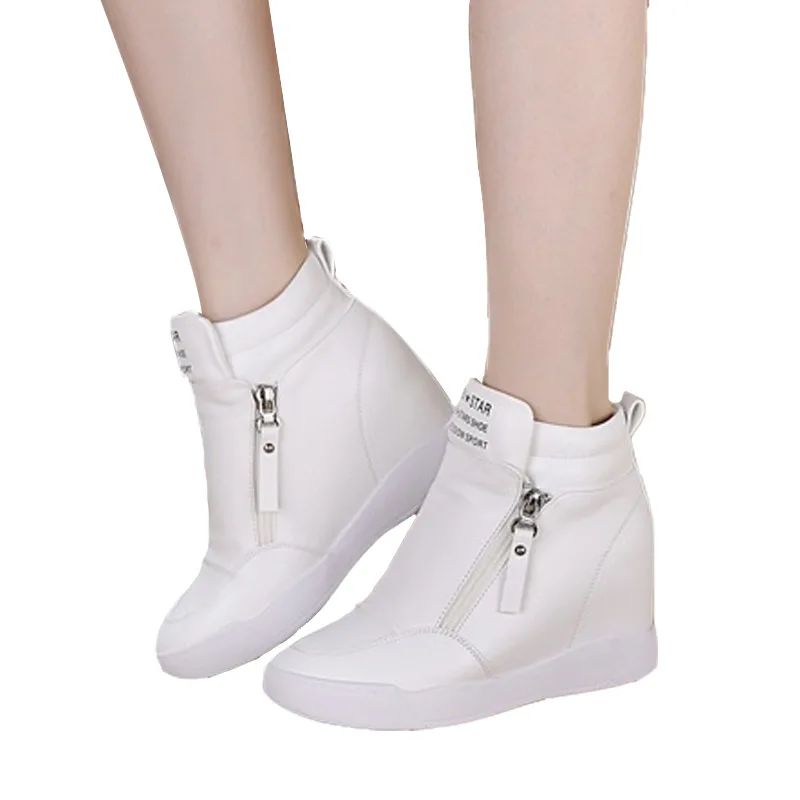 Cena VTOTA wysokie obcasy buty kobieta moda Fringe kobiety trampki mokasyny platformowe buty Zapatos Mujer buty damskie jesienne buty