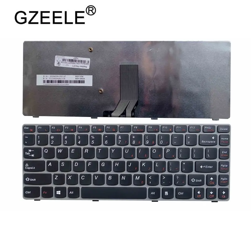 

new Engllish laptop keyboard for LENOVO Y480 Y480N Y480M Y480A Y480P Y485M Y485 Grey colour
