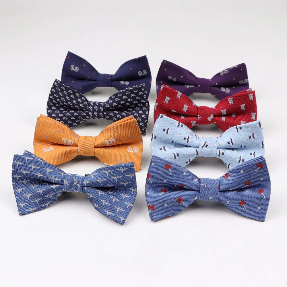 

Children Man Fashion Polyester Bow Tie Kid Classical Bowties Umbrella Car Fish Aircraft Bicycle Butterfly Party Pet Bowtie Ties