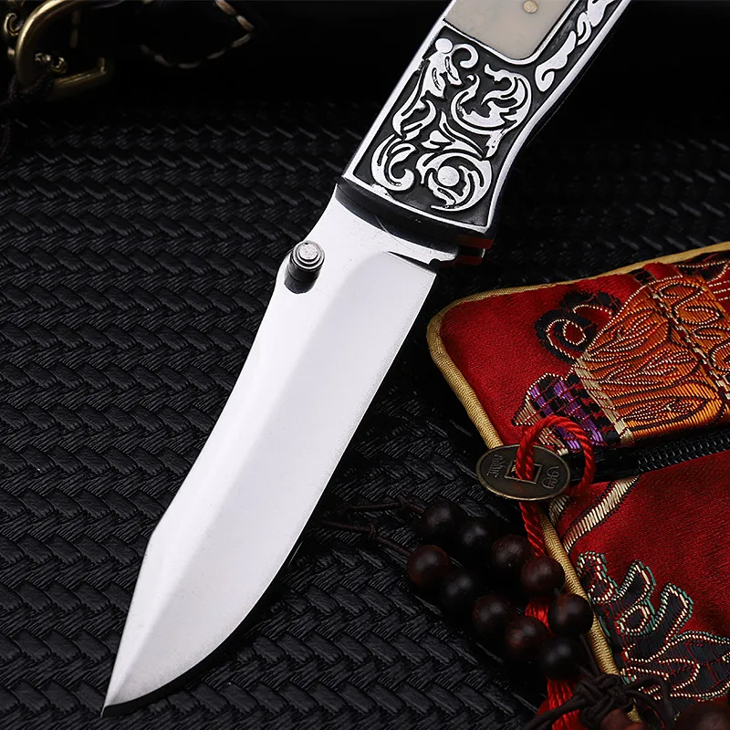 2016 Real Knives Karambit High Quality Wild Self-defense Wilderness Survival Hardness Knife With Fruit Folding Outdoor Yakeli
