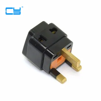 

Universal 3 pin AC United Kingdom UK Power Splitter plug Adapter Travel Converter Australia UK USA EU With Replaceable fuse