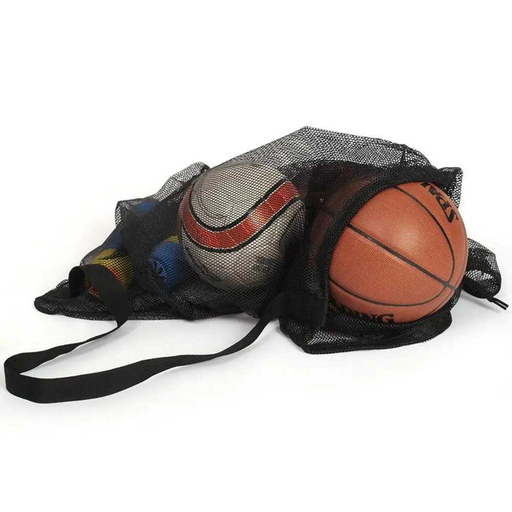 Большая емкость футбольная баскетбольная сетка сумка спортивная подготовка на открытом воздухе спортивные товары Сетчатая Сумка для
