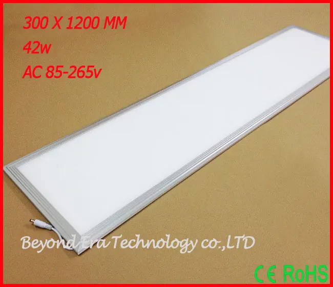 42W LED Panel Ceiling Lamp Light Square LED Ceiling Panel  LED Panel Ceiling Light 300x1200MM 2PCS/lot