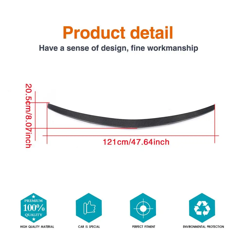 Автомобильный Стайлинг карбоновый спойлер заднего крыла на крышке багажника для Benz W207 спойлер E Class E260 E350 купе 2009-2012