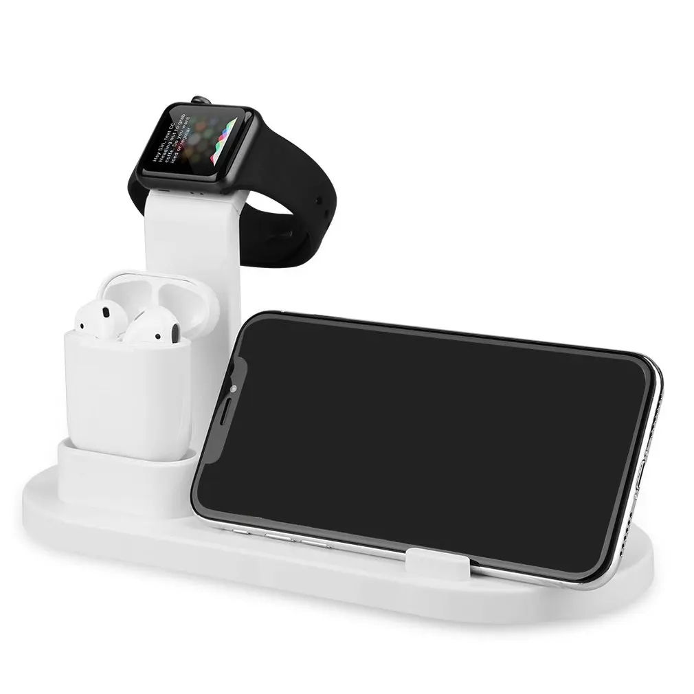 3 в 1 Быстрое беспроводное зарядное устройство для iPhone samsung Android Micro type C Беспроводная зарядка