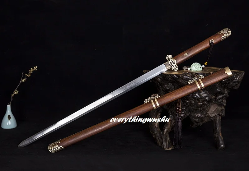 Тан мечи китайские Sabers две руки ушу для Тай Чи традиционное китайское холодное