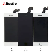 

AAA Full Set Replacement LCD Touch Screen Digitizer For iP 5 5s se 5c+Home Button+Front Camera+Ear Speaker Pre-Assembled
