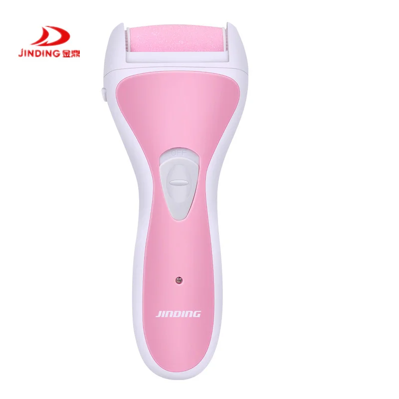 Jinding 3 In 1 New Style Reachargeable Callus Remover Electric Foot File Pedicure Care Tool for Feet Care USB Charger