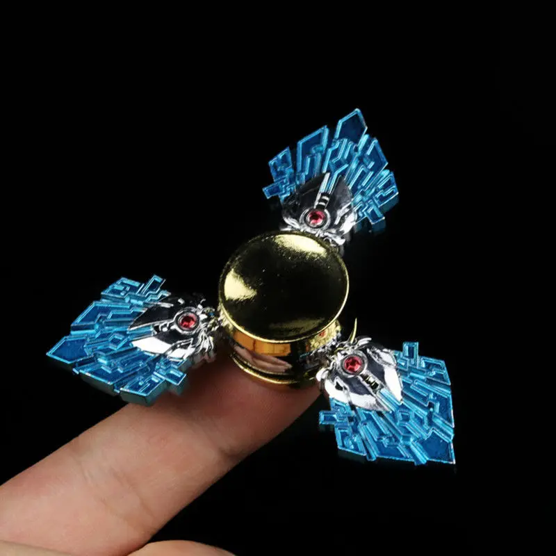 

New Design Metal Tri Spinner Fidget Toy EDC Hand Spinner for Autism ADHD Rotation Time Long Anti Stress Toys Kids Adult Gift