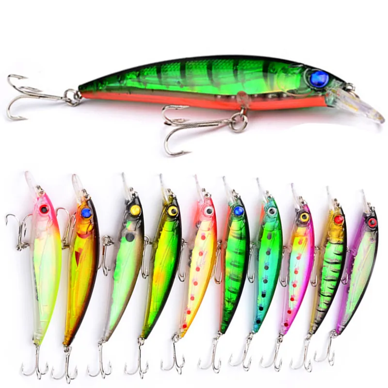 

Fishing Lure Minnow 11CM 13.4G Squid Jig Wood Bait Hard Bait Fishing Wobbler Artificial Lure jigging Lure Octopus Bait