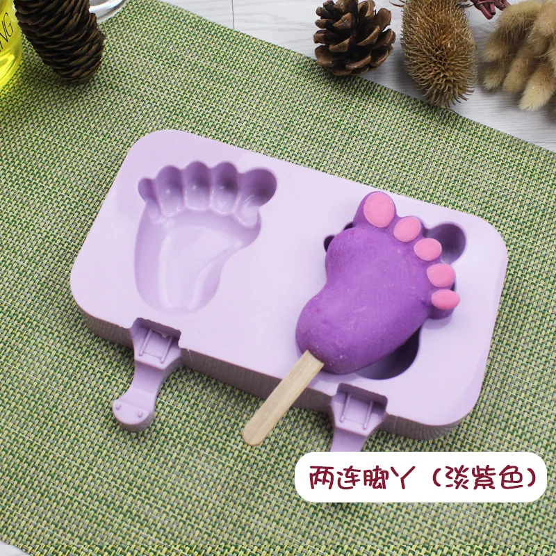Мультфильм DIY силиконовые формы мороженого детская для фруктового льда Popsicle