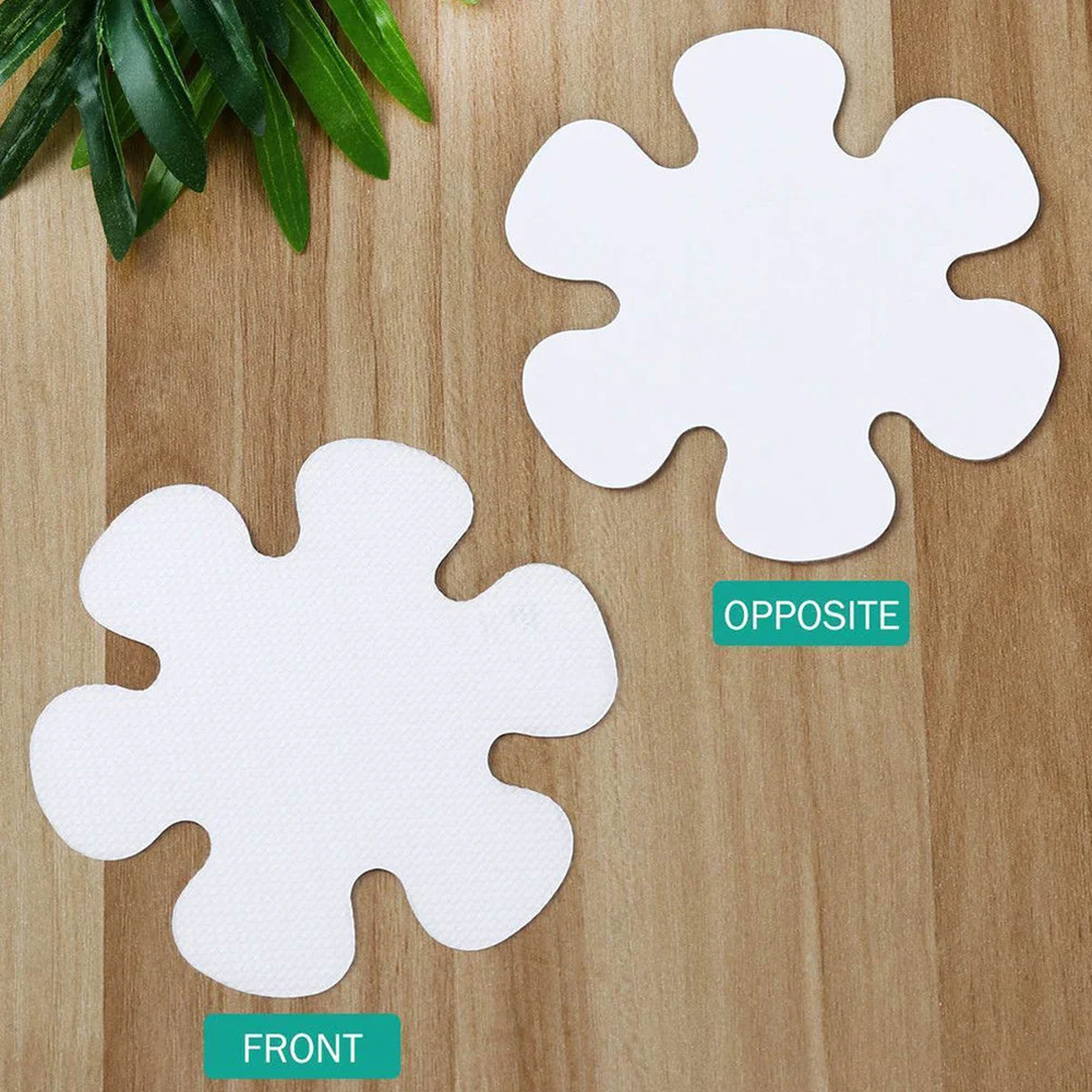 

20 Pcs 10cm*10cm PEVA Anti-Slip Stickers Flower Bathroom Non-Slip Strip Bath Safety Supplies Durable And Effective New Hot Sale