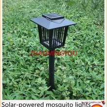 10 шт. Солнечная энергия для борьбы с москитом, противомоскитная, Солнечная лампа для газона