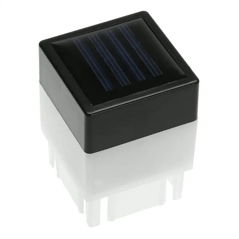 

Square Waterproof LED Solar Light Fence Post Pool Household Garden Lamp Warm White Outdoor Decoration solar garden light Lamps