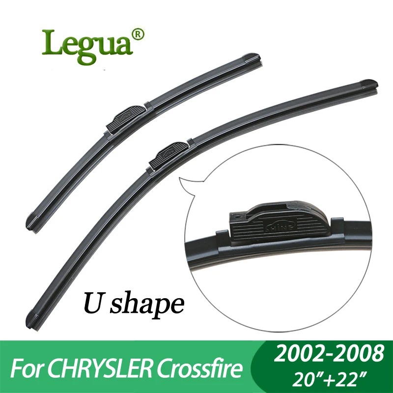 Legua Wiper blades for CHRYSLER Crossfire (2002 2008), 20"+22",car