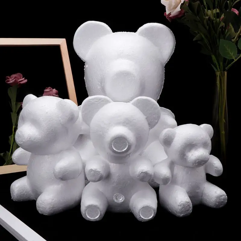 

Modeling Bear White Polystyrene Foam Balls Styrofoam Crafts For DIY Christmas Gifts Wedding Party Supplies Decoration