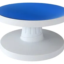 Пластик торт вращающийся стенд наклона для сделать Обледенение легко проигрыватели платформы Помады Украшения Торта Инструменты(dia.23cm