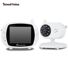 3,5 дюймов Беспроводной Детский монитор Поддержка температуры обнаружения двухсторонний аудио видео домофон с колыбельными детская камера IDH025