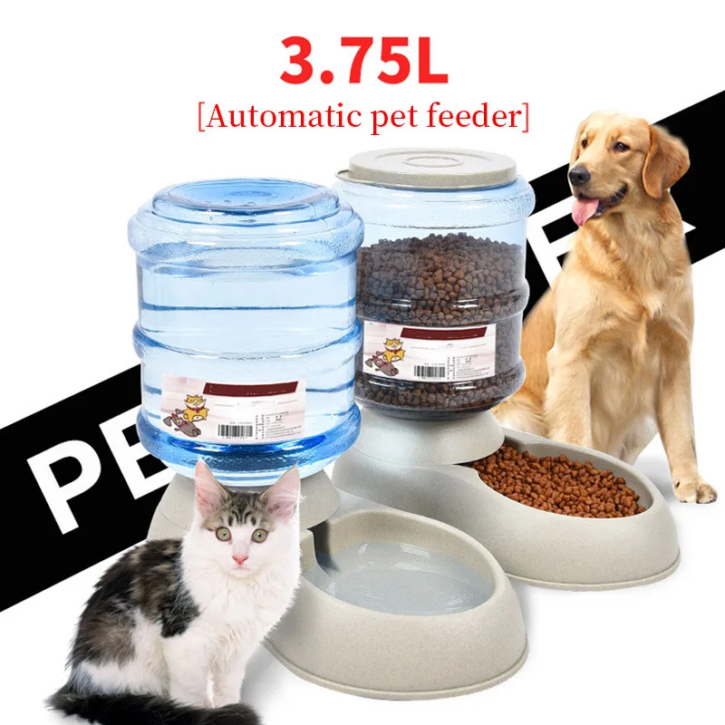 

Pet Automatic Feeder Cat Drinking Bowl For Dog Water Drinking Cat Feeding Large capacity Dispenser Pet Cat Puppy Bowl