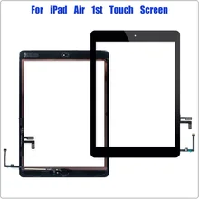 9.7 inch for iPad 5 Digitizer for iPad Air 1 Touch Screen A1474 A1475 A1476 Front Glass Replacement with Home Button Black White 9.7 inch for iPad 5 Digitizer for iPad Air 1 Touch Screen A1474 A1475 A1476 Front Glass Replacement with Home Button Black White
