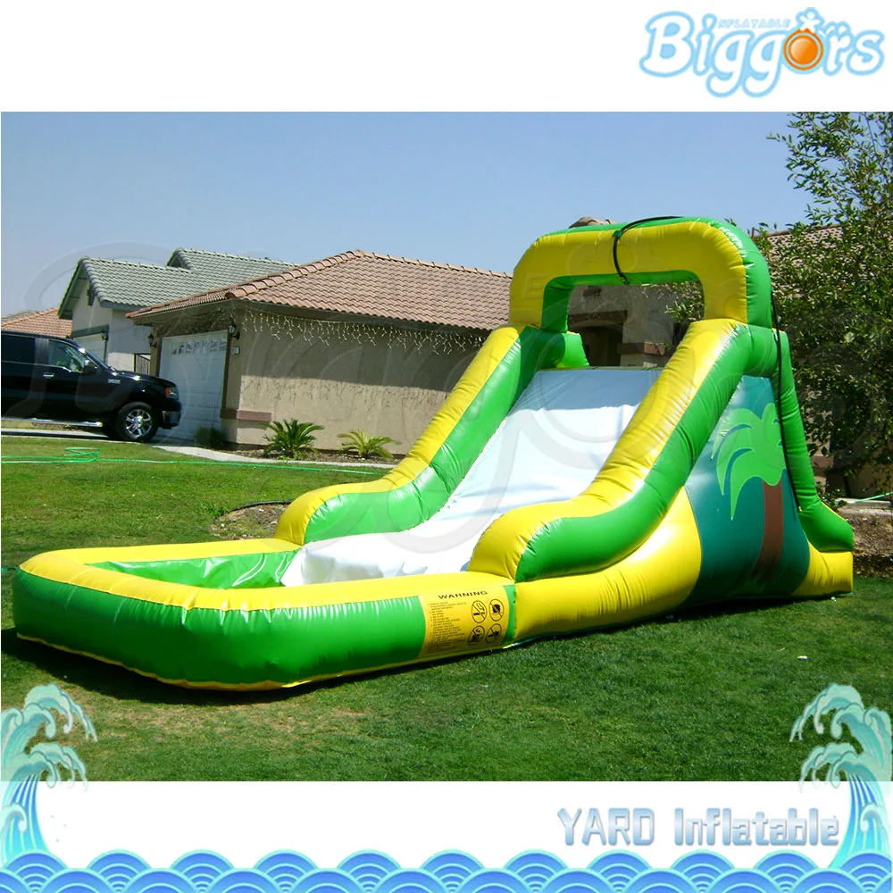 

China Factory Price Water Slide With Pool For Fun PVC Cloth Commercial Use