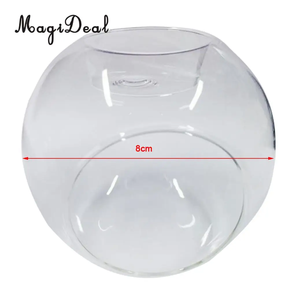 Elegant Tea Light Glass Candle Holders Wedding Table Centrepiece Wax Pillar Case  8-12cm
