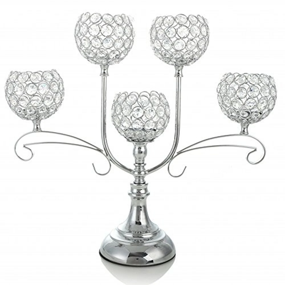 Christmas Candelabras Table Centerpieces Candle Holder Stand Candlesticks for Wedding Home