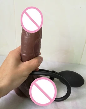 Sex Toys Large Inflatable Dildo Realistic Super Big Size Inflatable Penis Cock for Women And Gay Sex Product Adult Sex Toys 4
