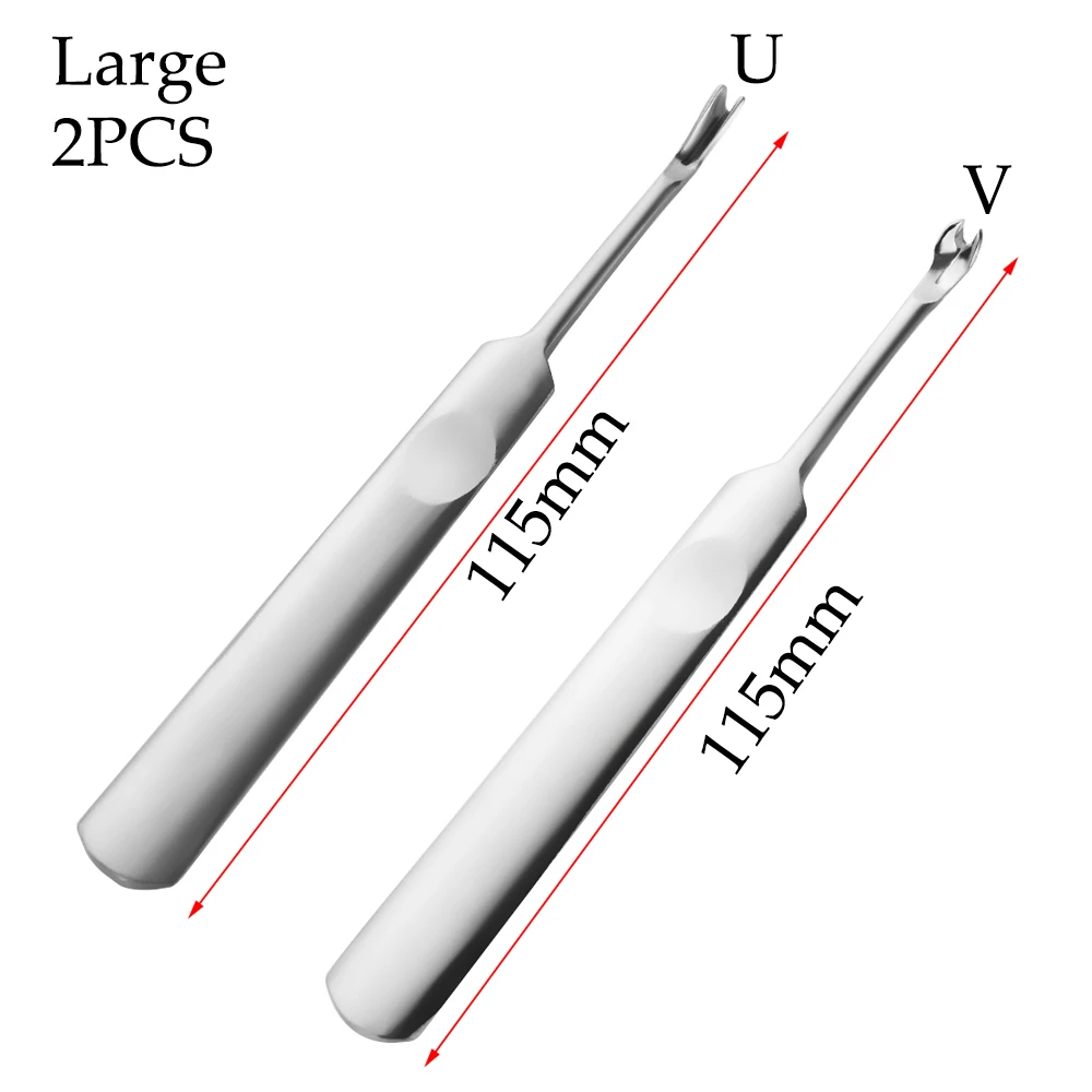 2 шт./компл. U+ V-образной формы; прошитая кожа; шлифовальный инструмент S/L инструмент для проделывания отверстий перфорационный инструмент комплект Leather Дырокол края фаской шлифовальная ящик для инструментов