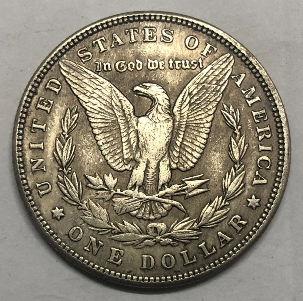 1880 (P.S.O) Соединенные Штаты Morgan One Dollar Посеребренная копия монеты (Выберите любой