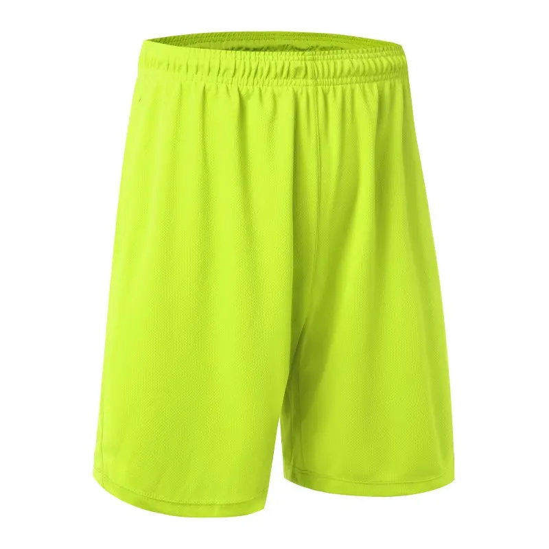 Высококачественные мужские быстросохнущие дышащие одноцветные свободные короткие штаны для спортзала, фитнеса, баскетбола, йоги, бега, пробежек, тренировок - Цвет: Green