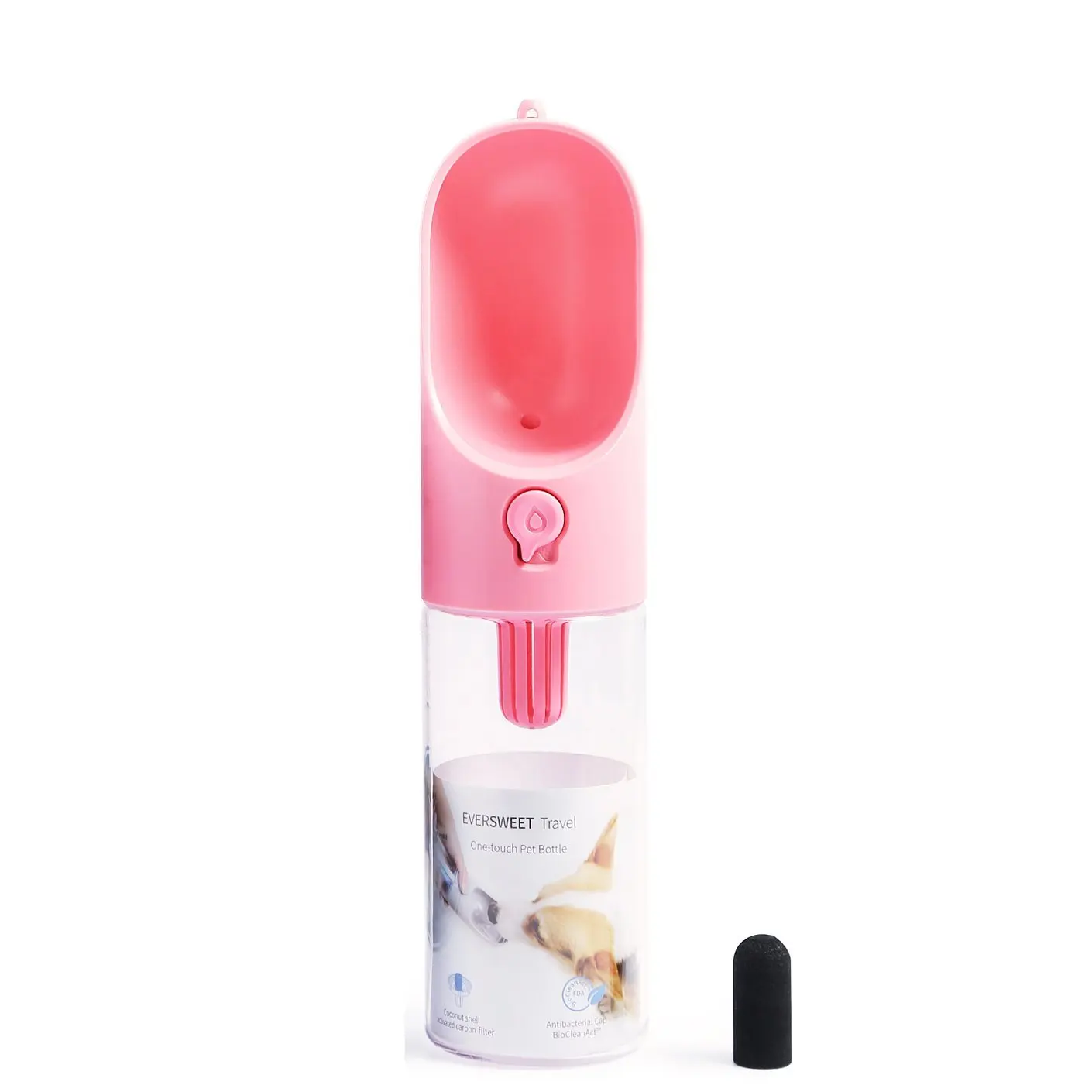 Dog Water Bottle for Walking Outdoor Portable Pet Travel Bottle Water Filtration Antibacterial Dogs Cats Drinking Water Bottle Dog Water Bottle for Walking Outdoor Portable Pet Travel Bottle Water Filtration Antibacterial Dogs Cats Drinking Water Bottle
