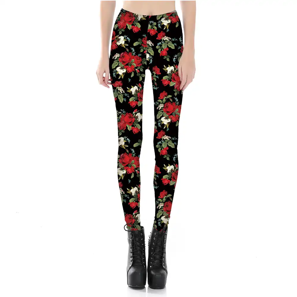 rose workout leggings