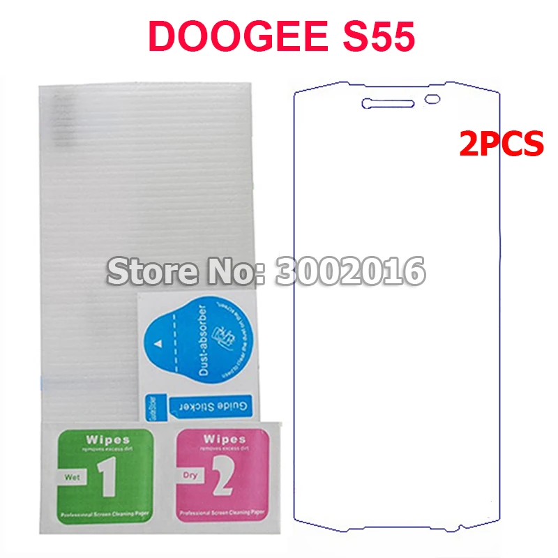 2 шт. закаленное стекло Для Doogee S55 IP68 чехол Защита экрана Взрывозащищенная защитная Пленка Для Doogee S55 Lite 5,5 дюйма Стекло