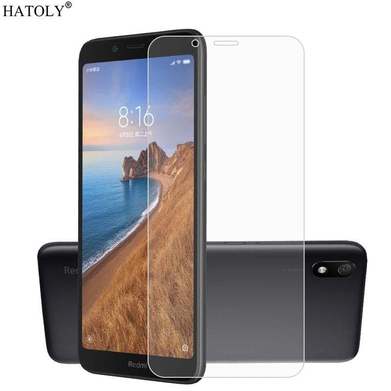 

2Pcs For Glass Xiaomi Redmi 7A Screen Protector for Xiaomi Redmi 6A 7A Tempered Glass Full Glue Protective Phone Glass Redmi 7A