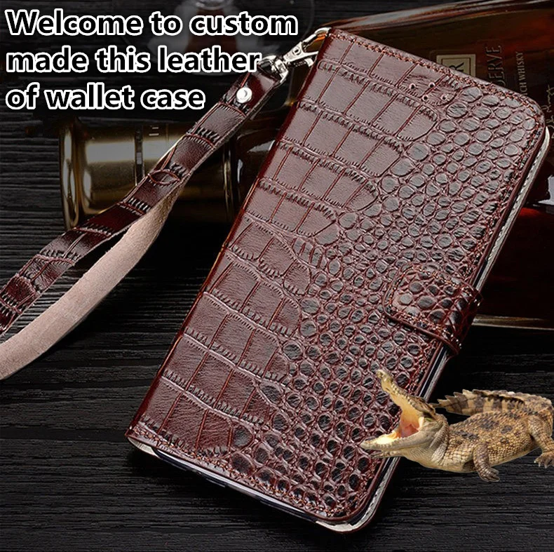  TZ07 genuine leather flip case style with card slots wallet kickstand for Asus ZenFone 4 Max ZC554K