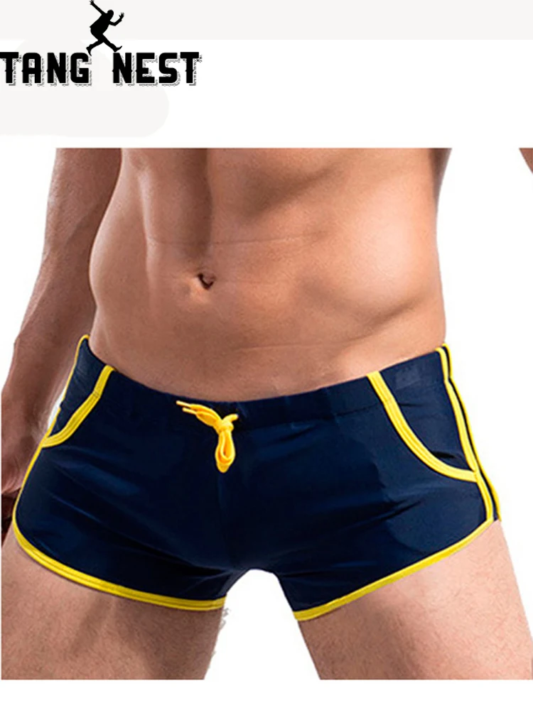

TANGNEST Summer 2017 Comfortable Men's New Arrival Fashion Trunks Low Waist Sexy Boxer Shorts Asian Size M-2XL MYP004
