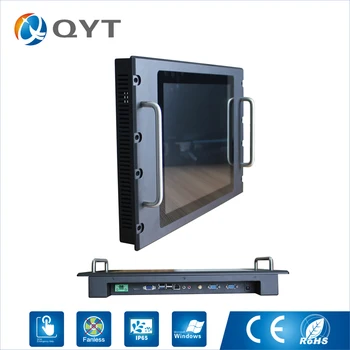 

2018 Brand New 4GB DDR4 And 4*USB intel 3855U 1.6GHz Embedded Touch Screen Industrial Computer with 2*RS232