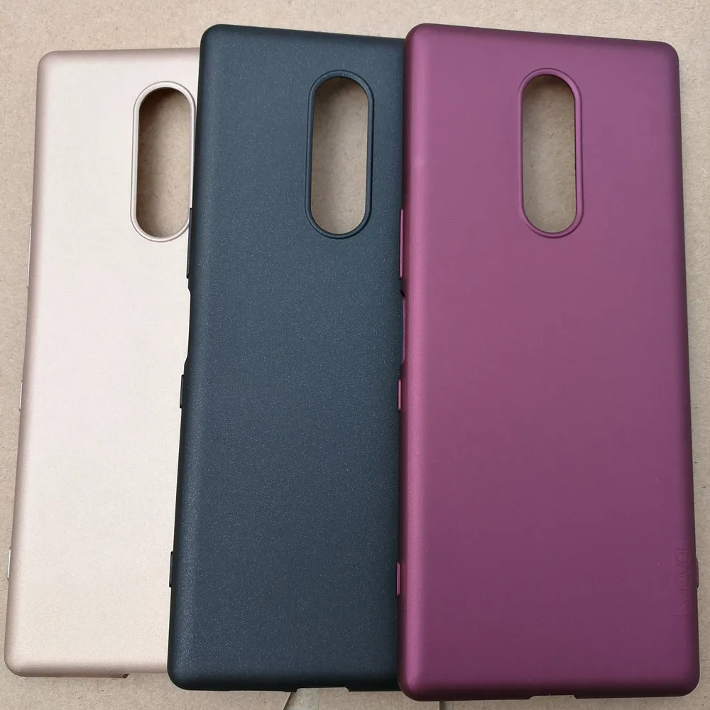 

X-Level Soft Silicone Case For Sony Xperia 1 X Level Ultra thin Matte TPU Protective Cover