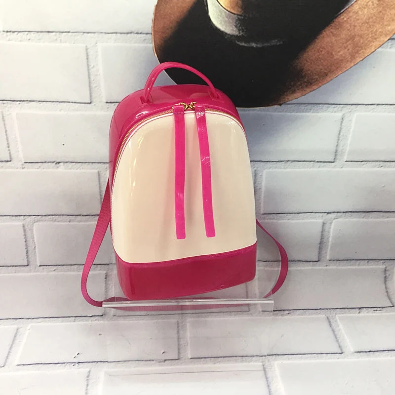 Летние новые силиконовые милые рюкзаки конфетных расцветок, одноцветные дорожные пляжные сумки на молнии Mochila, рюкзак, сумка на плечо S122