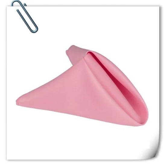 Лидер продаж года продажи и стиль полиэстер обычный 50*50 см Салфетка для свадьбы - Цвет: Розовый