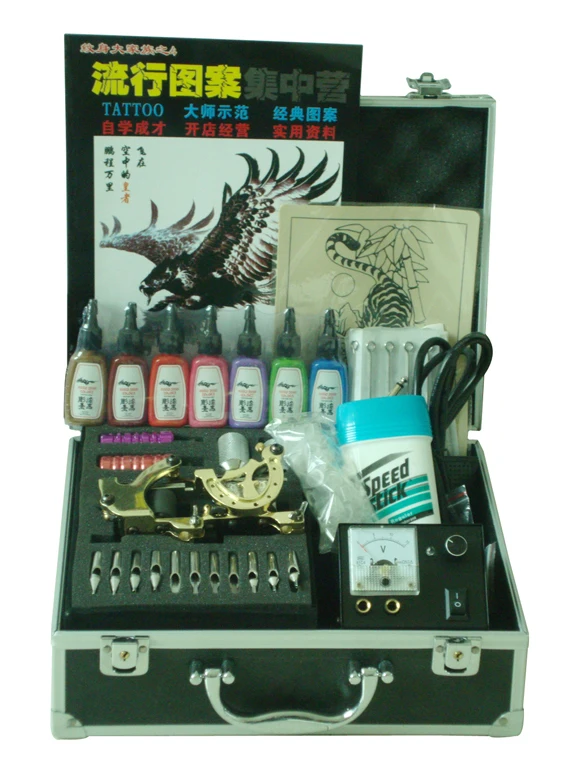 A022 Professional Complete Tattoo Kit Tattoo Starter Set Body Art kit 2