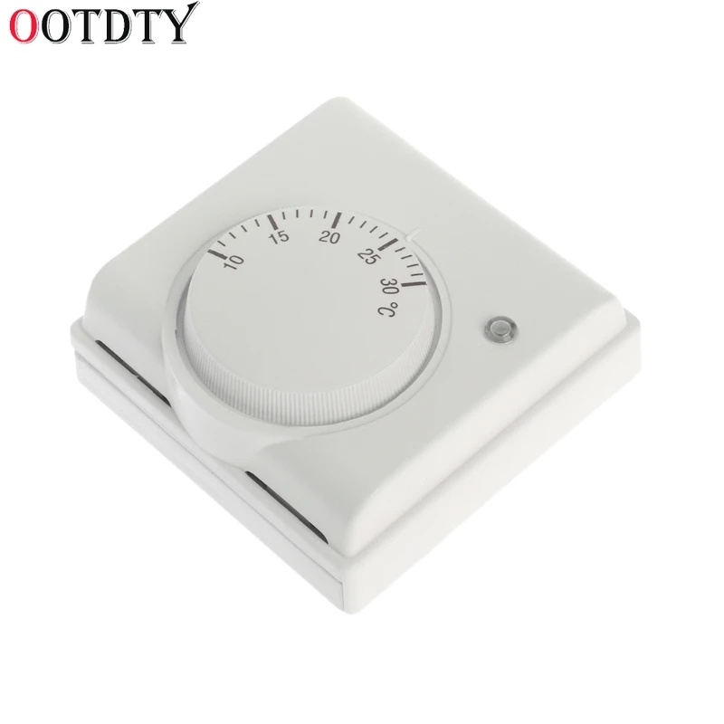 OOTDTY 220V 6A механический комнатный термостат регулятор температуры кондиционер и пол газовый котел отопления