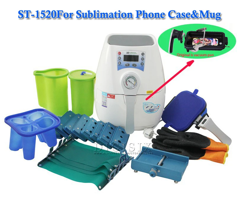 Mini 3D Heat Transfer Machine ST 1520 3D Sublimation
