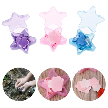 

Stars Shape Convenient Washing Cleaning Hand Paper Soap Anti-Bacterial Portable Soap